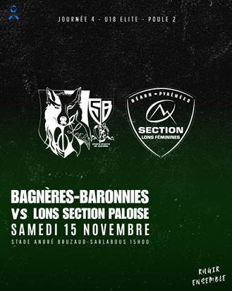 Prochain match U18 Elite Stade Bagnerais