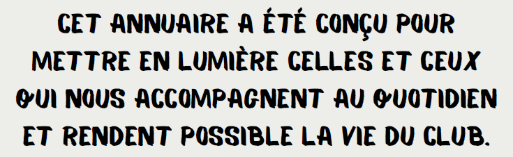 Annuaire partenaires Stade Bagnerais 2025-2026